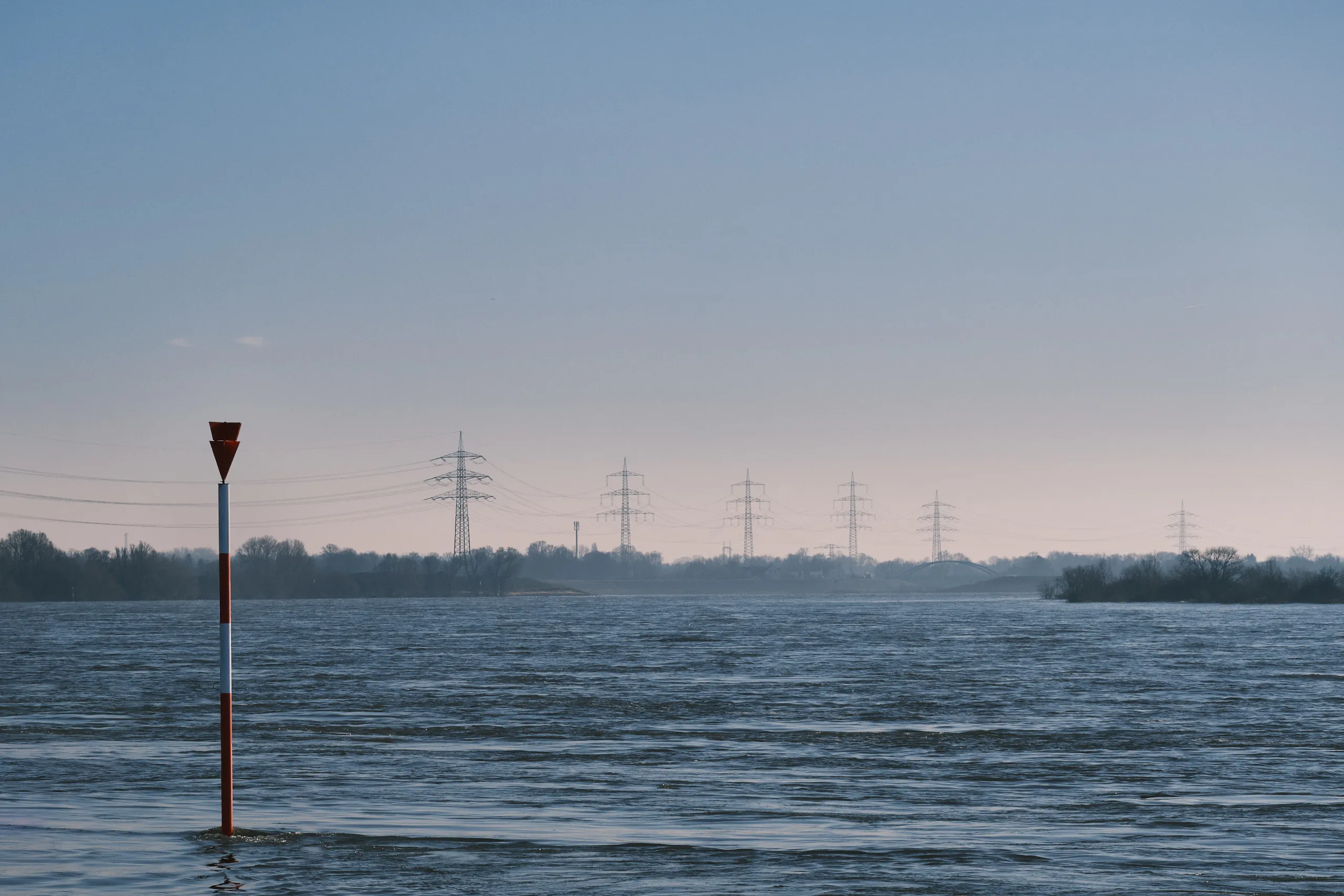 Hochwasser am Niederrhein